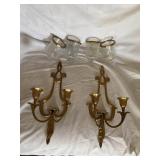 Brass Dual Candle Holders