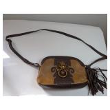 Sharif Lions Head Leather Purse