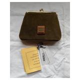 Olive Green Velvet Dooney & Bourke Clutch