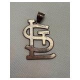 Sterling Silver St. Louis Cardinals Pendant