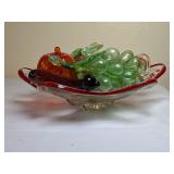 Glass Fruit in Bowl