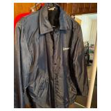 Vintage Button up faux fur inside windbreaker