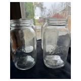 Vintage Kerr, Blue Atlas, hazel Atlas Mason Jars