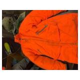 Vest w/ game bag, Orange, Jacket , Coat