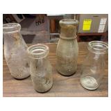 Fostoria store, Wood Co , Townsend Dairy bottles