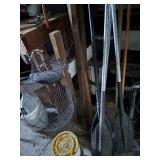 Boat Oars, Vintage Live Well, fishing nets etc
