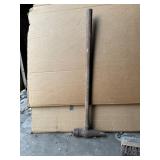 Antique Railroad spike Hammer w/ wood handle