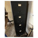 Vintage 4 drawer Metal Filing Cabinet