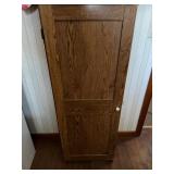 Wood look cabinet
