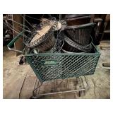 Cabelaï¿½s shopping cart, planters, pots etc