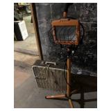 Work light & box fan
