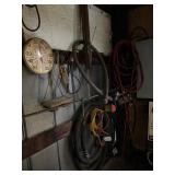 Jumper cables, thermometer, work, lights, etc.