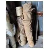 2 rolls of Burlap, Spool of Bailing twine