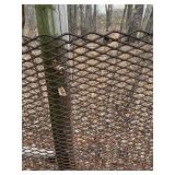 Metal lattice panel