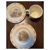 Royal Doulton 3 pc Bunnykins set