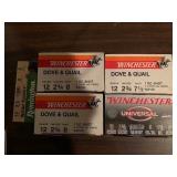 Winchester & Remington live rounds, 4 boxes