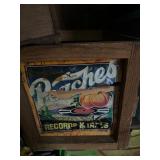 Vintage Peaches Records, Snow Gems Pear crates