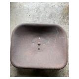 Antique tractor seat