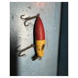 Vintage Red/White  and Yellow fishing lures