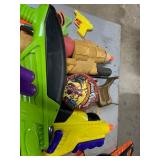 Sling shots, waterguns,Cleveland Browns footballs