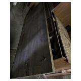 Large butcher block, table top, oval table top