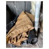 Tarps, Visquee, tar paper, Tyvek, etc