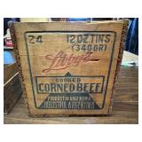 Libbyï¿½s corned beef & Kraft wooden Boxes