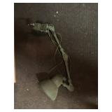 Vintage Green Industrial style lamp