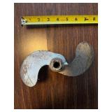 Vintage boat propeller