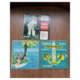 South Pacific and Music man LP albums