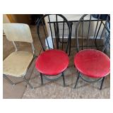 Red & Black soda shop chairs