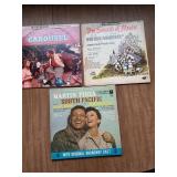 South Pacific, Carosel, Sound of Music LP Albums