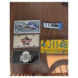 Vintage 1960 Yellow Ohio Truck License Plate ets