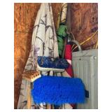 Table umbrella, net, flag, brooms etc