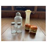 Vintage Salt shakers & paper products