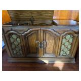 Vintage Console Stereo w/ record Player & 8 Track