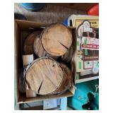 2  boxes live edge wood slabs