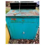 Metal Desk Cabinet with electric outlet