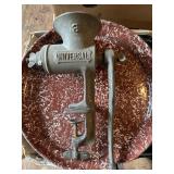 Vintage Universal 3 Meat Tabletop Grinder