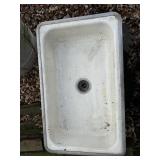 Vintage Cast iron White porcelain sink 30ï¿½ x 18ï¿½