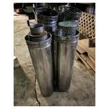 Metal Chimney 6ï¿½ pipe & pieces
