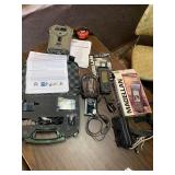 Trail Cameras, digital camera, GPS tracker etc