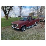 1988 Red Ford Ranger XLT 2WD