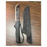 Gerber Machete with hack blade, Gerber Sheath