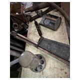 Antique Scythe, planer, scoop, Planter, feeder