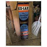 Vintage Ex-Lax Metal Advertising sign