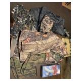 Huntworth L coat , Black Rainsuit,  face mask, etc