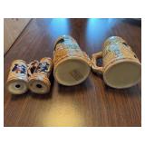 Vintage German Beer Steins, S & Pepper