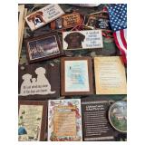 Vintage Plaques, Captain Morgan Flag, etc