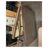 Double folding table